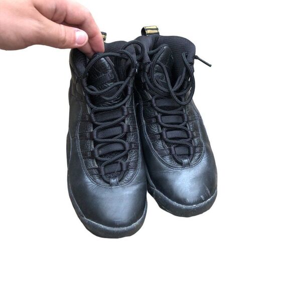 RARE 2015 Air Jordan 10 Retro New York City Size 7 Black - Picture 4 of 16